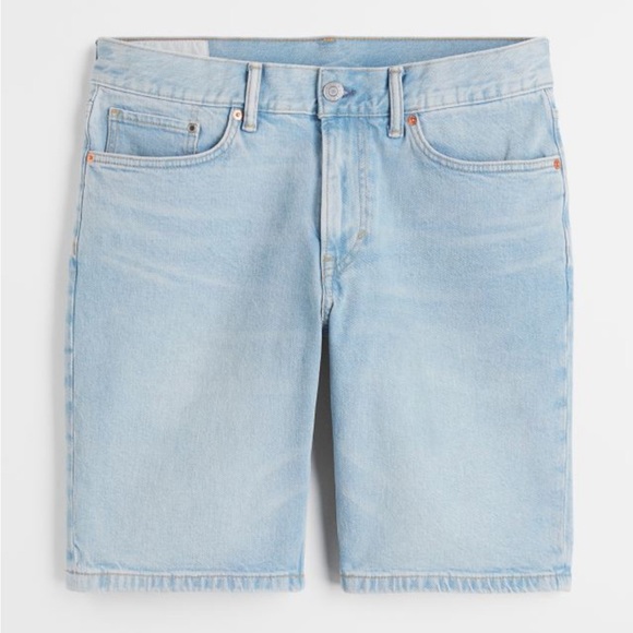 H&M Regular Fit Coupe Standard Jean Shorts - Picture 1 of 4
